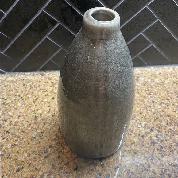 Crate & Barrel Patine Grey Bud Vase - Picture 4 of 6